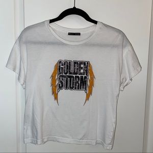 ZARA “Gold Storm” Tee